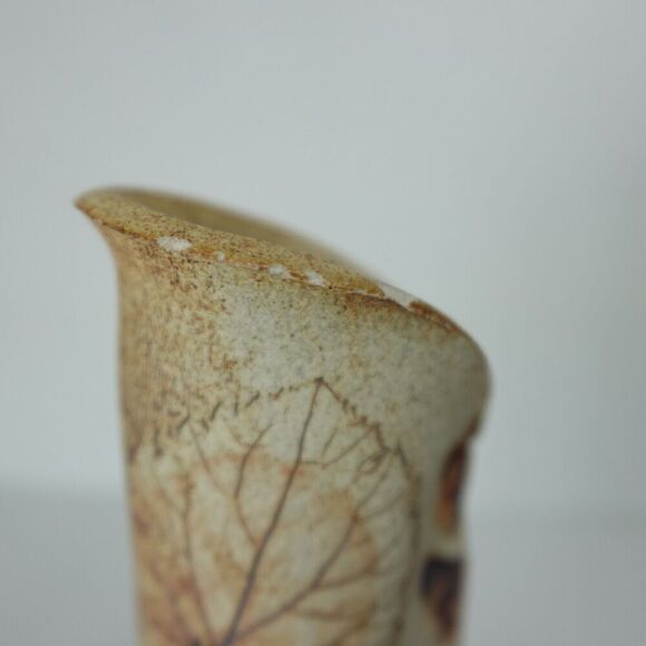 Pottery Vase Foliage Signed - Picture 5 of 8